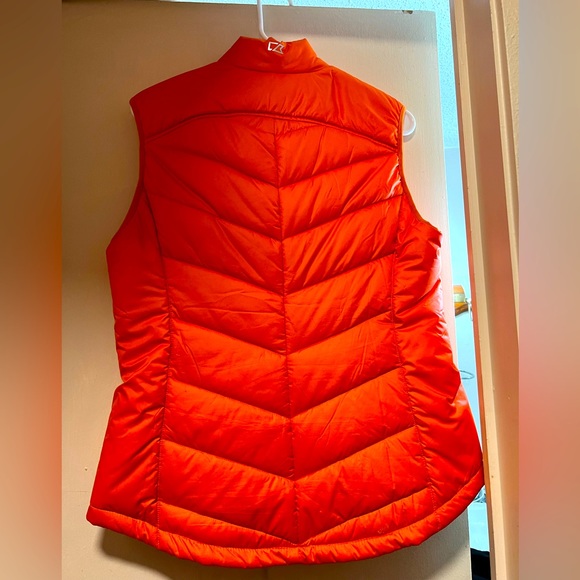 Cutter & Buck Women’s NFL Orange Denver Broncos Vest, Size M! - Picture 2 of 3